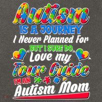 Autism Is A Journey I'm An Autism Mom Cotton Canvas Backpack