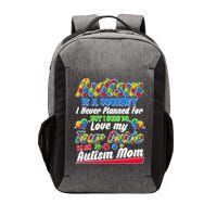 Autism Is A Journey I'm An Autism Mom Vector Backpack