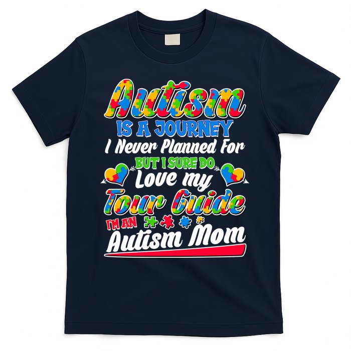 Autism Is A Journey I'm An Autism Mom T-Shirt
