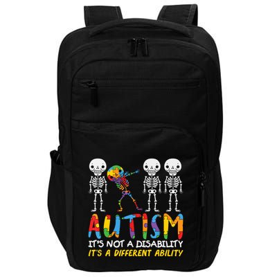 Austism Its A Different Ability Impact Tech Backpack