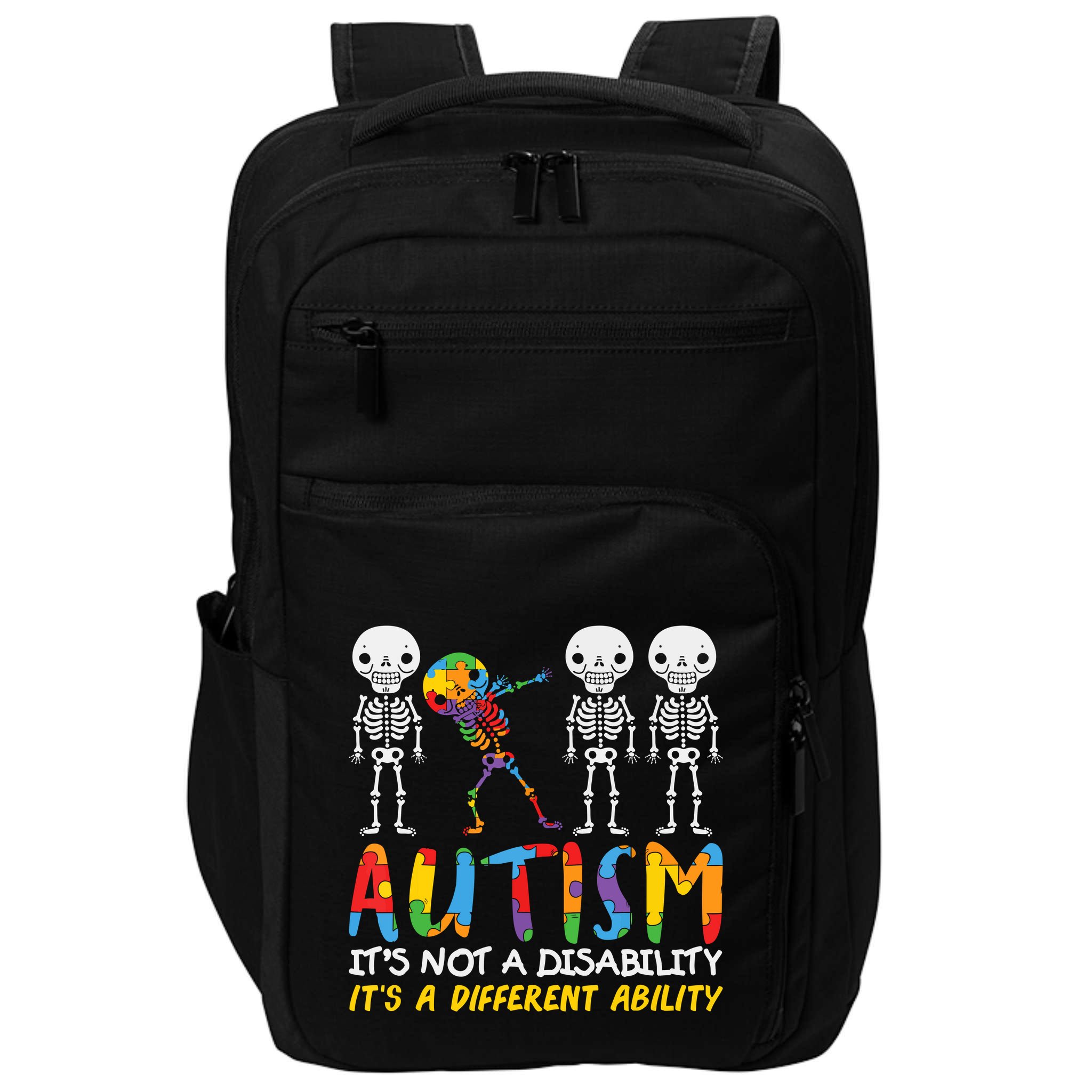 Austism Its A Different Ability Impact Tech Backpack