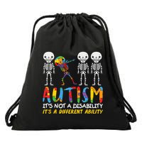 Austism Its A Different Ability Drawstring Bag