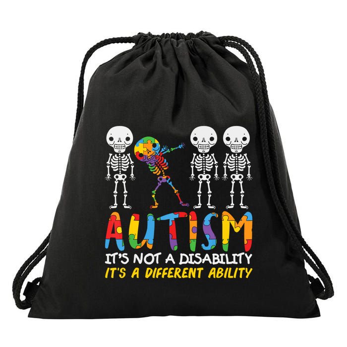 Austism Its A Different Ability Drawstring Bag