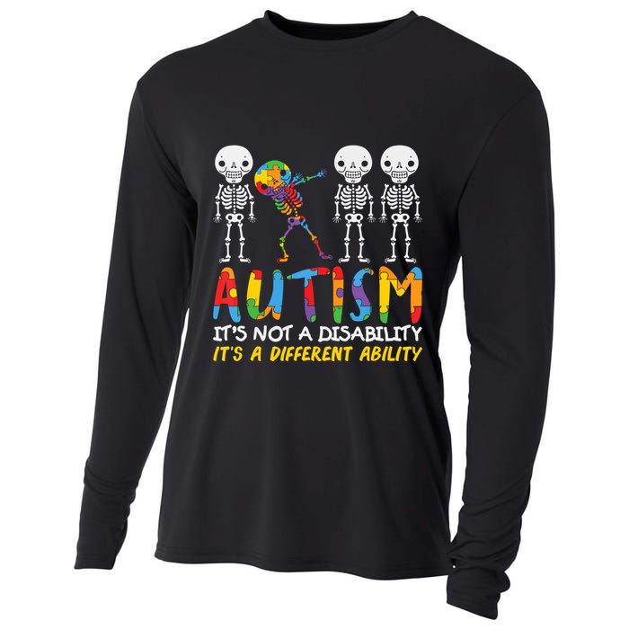 Austism Its A Different Ability Cooling Performance Long Sleeve Crew