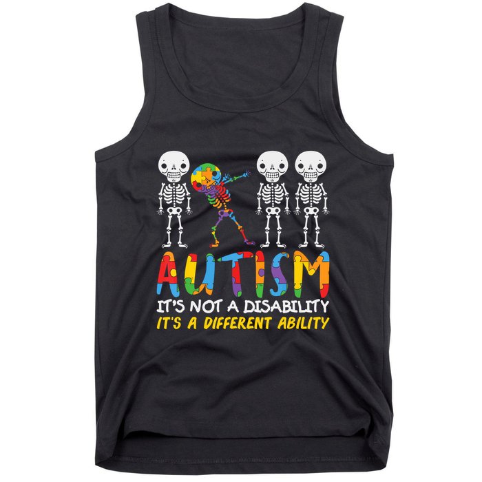 Austism Its A Different Ability Tank Top