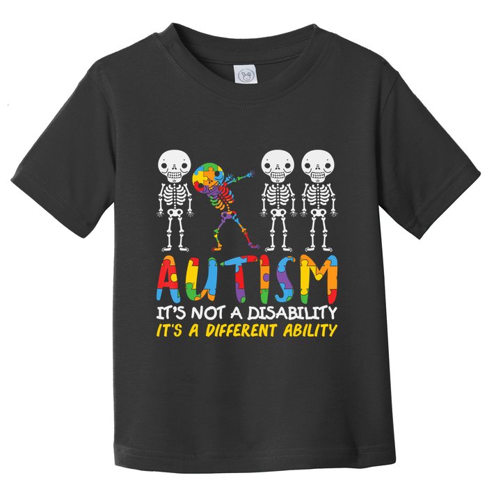 Austism Its A Different Ability Toddler T-Shirt