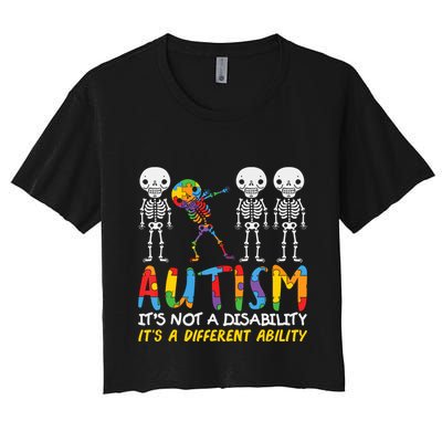 Austism Its A Different Ability Crop Top