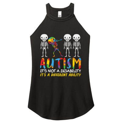 Austism Its A Different Ability Women's Perfect Tri Rocker Tank