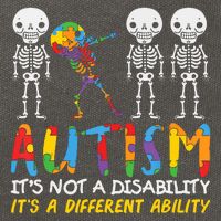 Austism Its A Different Ability Cotton Canvas Backpack