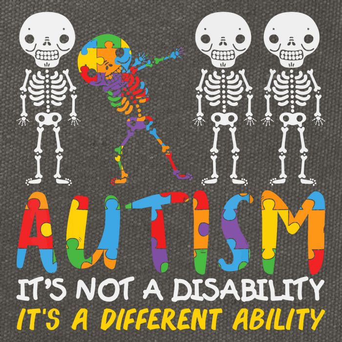 Austism Its A Different Ability Cotton Canvas Backpack