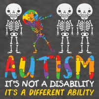 Austism Its A Different Ability Vector Backpack