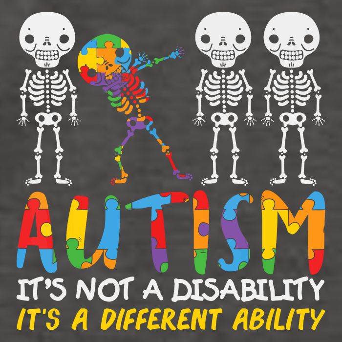 Austism Its A Different Ability Vector Backpack