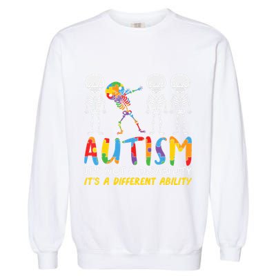 Austism Its A Different Ability Garment-Dyed Sweatshirt