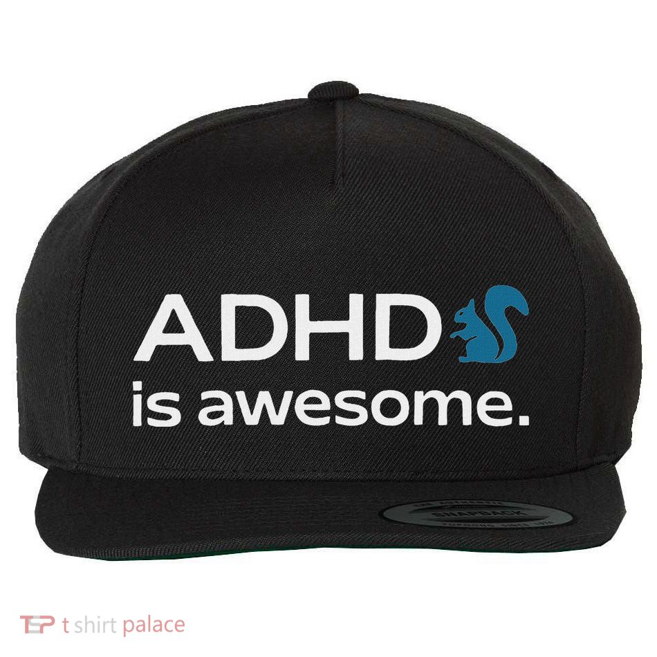 Adhd Is Awesome Squirrel For For For Women Wool Snapback Cap