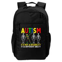 Autism It's A Different Ability Funny Dabbing Skeleton  Backpack
