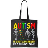 Autism It's A Different Ability Funny Dabbing Skeleton  Bag