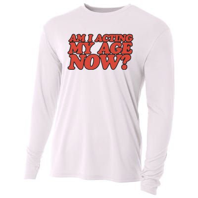 Am I Acting My Age Now Cooling Performance Long Sleeve Crew