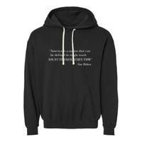 America Is A Nation That Can Be Defined In Single Word Asufutimaehaehfutbw Garment-Dyed Fleece Hoodie