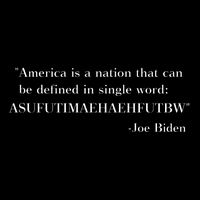 America Is A Nation That Can Be Defined In Single Word Asufutimaehaehfutbw Bucket Hat