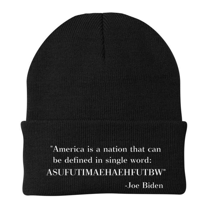America Is A Nation That Can Be Defined In Single Word Asufutimaehaehfutbw Beanie