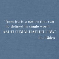 America Is A Nation That Can Be Defined In Single Word Asufutimaehaehfutbw Garment-Dyed Sweatshirt