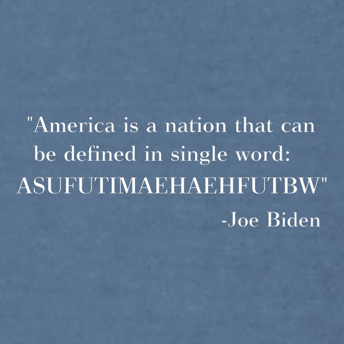 America Is A Nation That Can Be Defined In Single Word Asufutimaehaehfutbw Garment-Dyed Sweatshirt