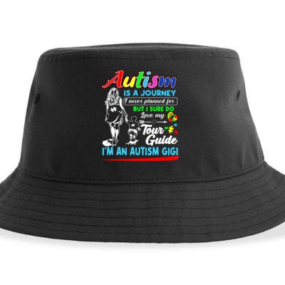Autism Is A Journey Autism Awareness Sustainable Bucket Hat