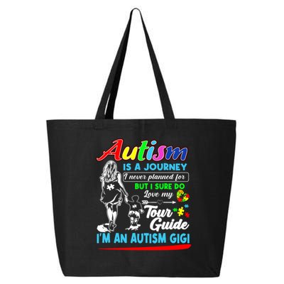 Autism Is A Journey Autism Awareness 25L Jumbo Tote