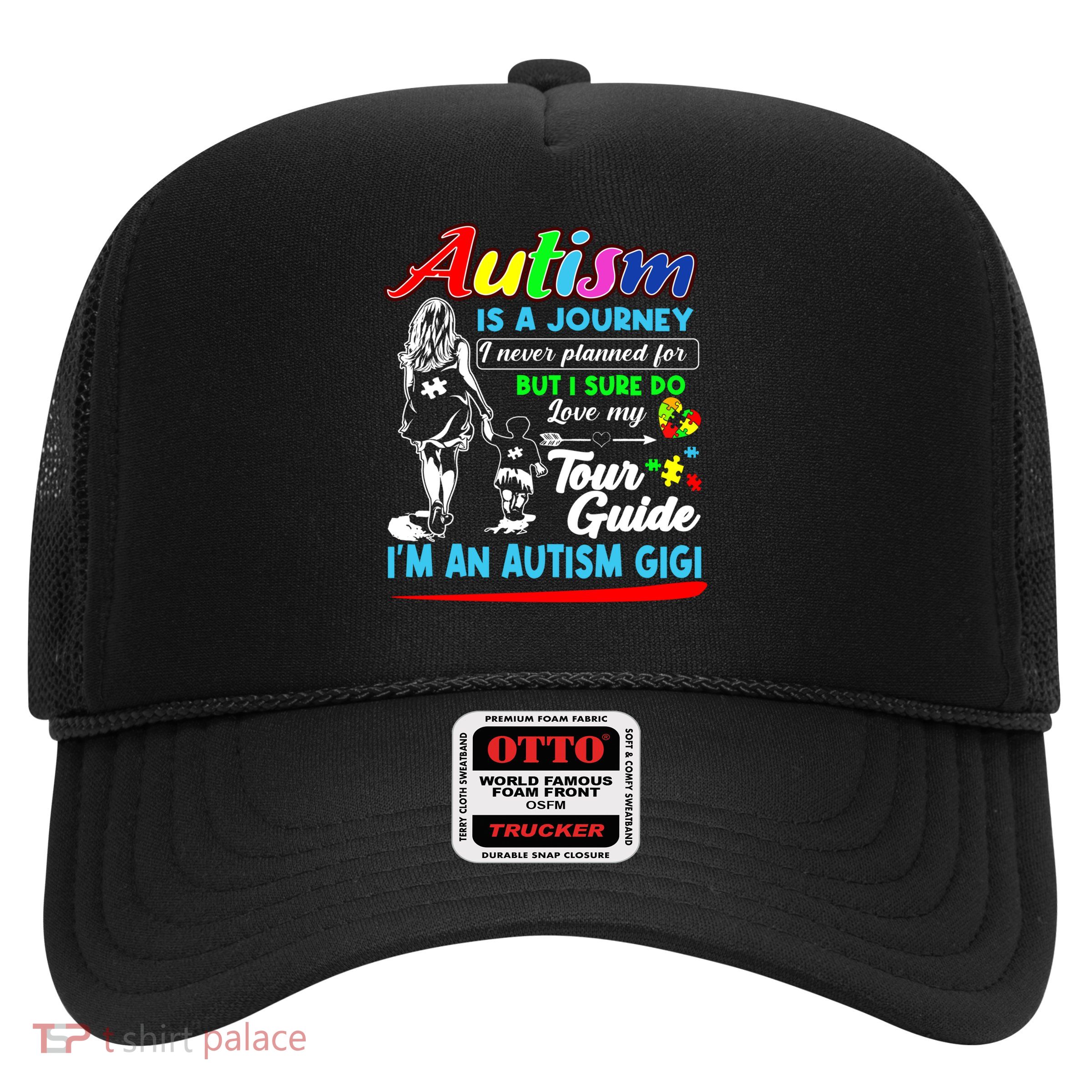Autism Is A Journey Autism Awareness Trucker Hat