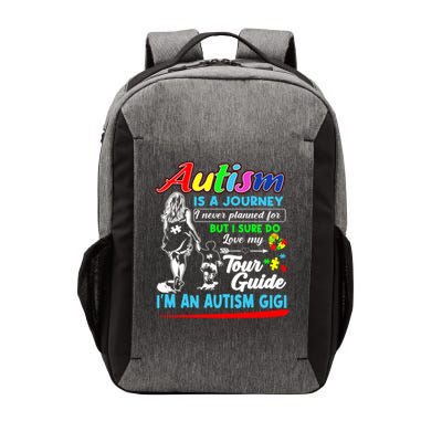 Autism Is A Journey Autism Awareness Vector Backpack
