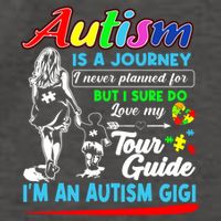 Autism Is A Journey Autism Awareness Vector Backpack