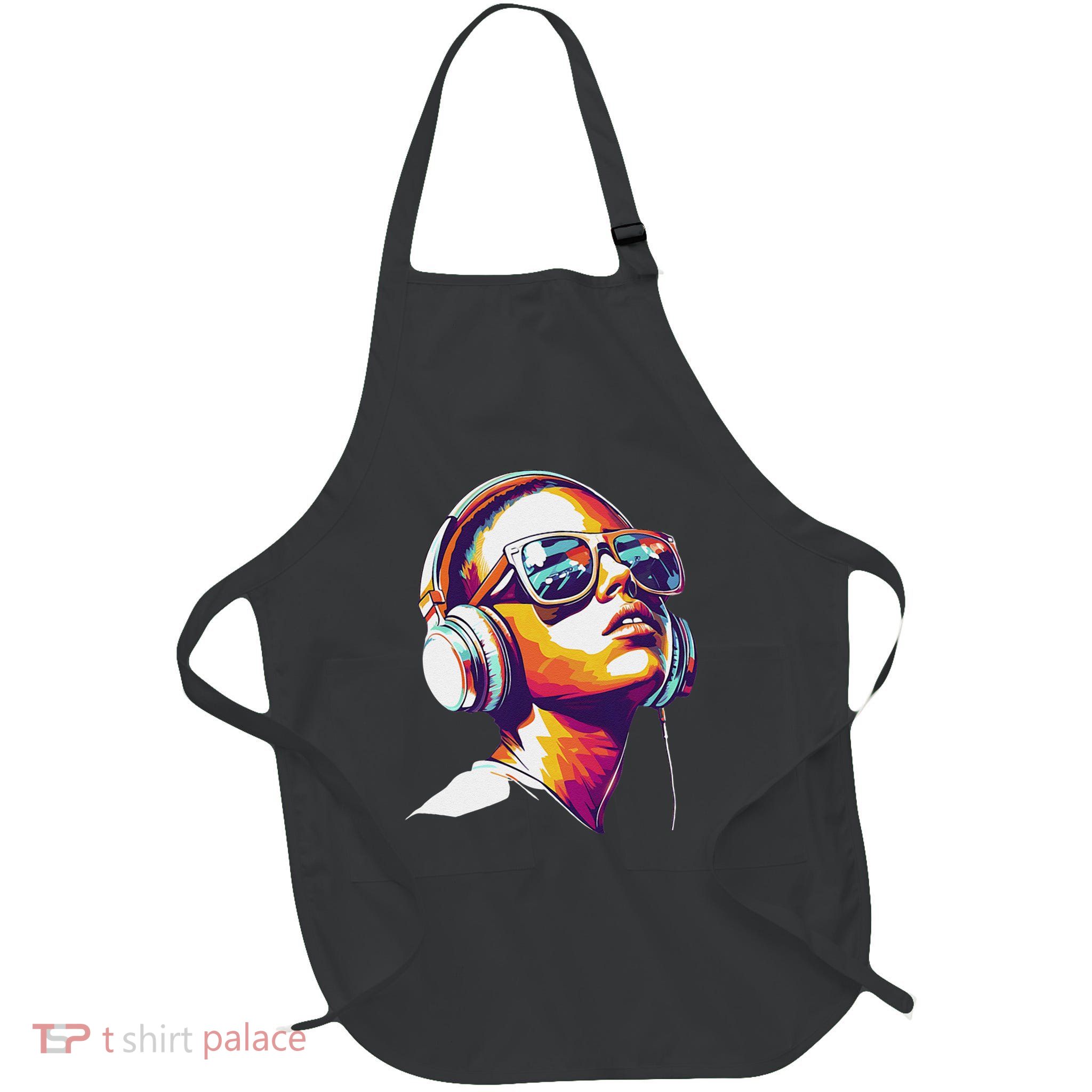 Artificial Intelligence Art A.I. Art Full-Length Apron With Pockets
