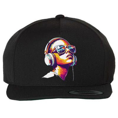 Artificial Intelligence Art A.I. Art Wool Snapback Cap