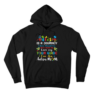 Autism Is A Journey Autism Mom Women Autism Awareness Themed Hoodie