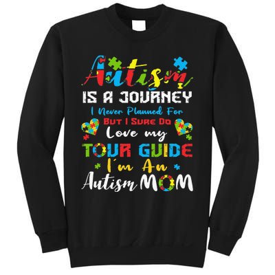 Autism Is A Journey Autism Mom Women Autism Awareness Themed Sweatshirt