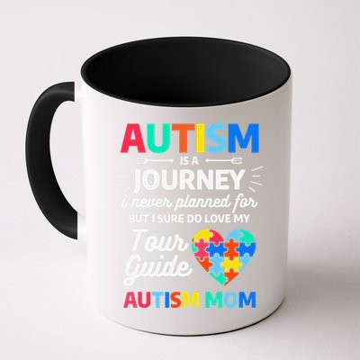 Autism Is A Journey I Never Planned For But I Sure Do Love Mug