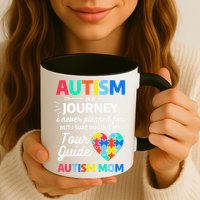 Autism Is A Journey I Never Planned For But I Sure Do Love Mug