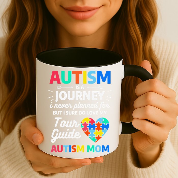 Autism Is A Journey I Never Planned For But I Sure Do Love Mug