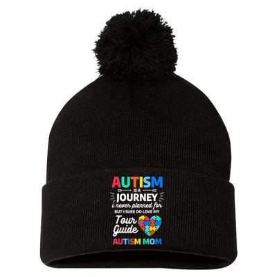 Autism Is A Journey I Never Planned For But I Sure Do Love Pom Pom 12in Knit Beanie