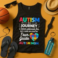 Autism Is A Journey I Never Planned For But I Sure Do Love Tank Top