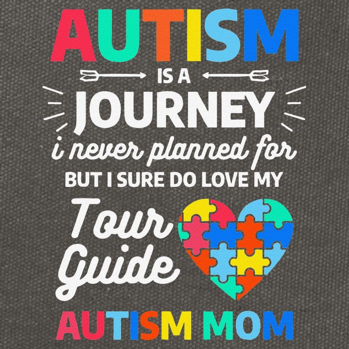 Autism Is A Journey I Never Planned For But I Sure Do Love Cotton Canvas Backpack