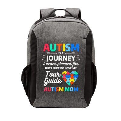 Autism Is A Journey I Never Planned For But I Sure Do Love Vector Backpack