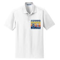 Assuming I Am Just An Old Man Was Your First Mistake Dry Zone Grid Polo