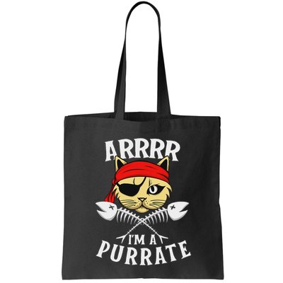 Arrrr IM A Purrate Cat Buccaneer Freebooter Bag
