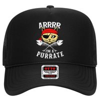 Arrrr IM A Purrate Cat Buccaneer Freebooter Hat