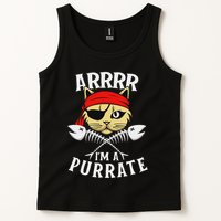 Arrrr IM A Purrate Cat Buccaneer Freebooter Tank Top