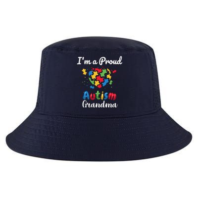 Awareness IM A Proud Autism Grandma Gift Cool Comfort Performance Bucket Hat