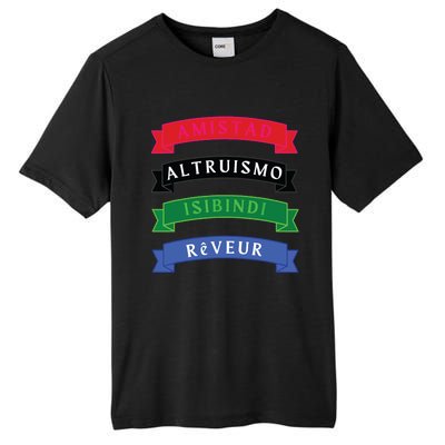 Amistad Isibindi Altruismo Reveur 4 Houses 1 Family Tall Fusion ChromaSoft Performance T-Shirt