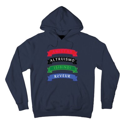 Amistad Isibindi Altruismo Reveur 4 Houses 1 Family Hoodie