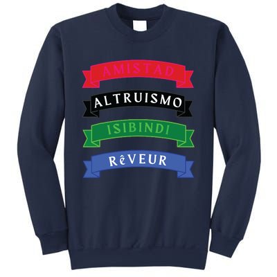 Amistad Isibindi Altruismo Reveur 4 Houses 1 Family Sweatshirt